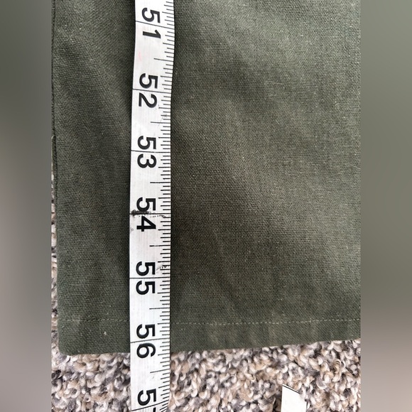 Audrey Parks Velma Army Green Wide Leg Ruffled Sleeve Jumpsuit XL - Picture 10 of 13